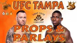 UFC TAMPA PROPS & PARLAYS | COVINGTON VS BUCKLEY