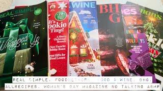 Real Simple, FoodNetwork, Food & Wine, BHG, Allrecipes, Woman’s Day Magazine No Talking ASMR