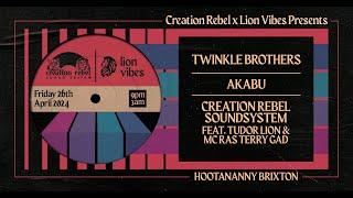 Creation Rebel @ Hootananny 26Apr24