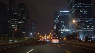 [4K] BEIJING NIGHT DRIVE - E 3rd Ring Road 东三环路