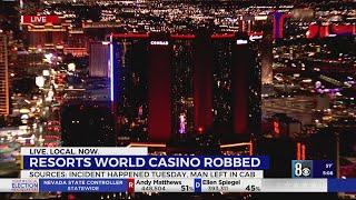 Man robs Resorts World casino on Las Vegas Strip, leaves in taxi, sources say