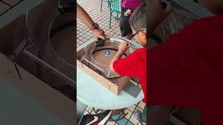 Burst Finish! Shark Edge vs Leon Claw | Beyblade X Tournament at Saujana Food Court