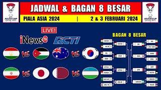 Jadwal 8 Besar Piala Asia 2024 Hari Ini ~ AUSTRALIA vs KOREA SELATAN ~ Bagan 8 Besar Piala Asia