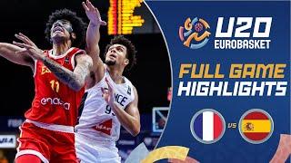 France  vs Spain  | Extended Highlights | FIBA U20 EuroBasket 2024