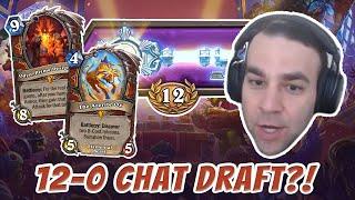 12-0 Odyn and Legendary Excavate CHAT DRAFT Warrior Run! - Hearthstone Arena