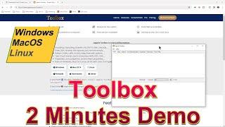 Toolbox - 2 Minutes Demo