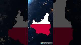 Poland Now vs Then #poland #country #geography #flag #map #facts #europe