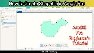 How to Create Shapefile in ArcGIS Pro | ArcGIS Pro Tutorial for Beginners