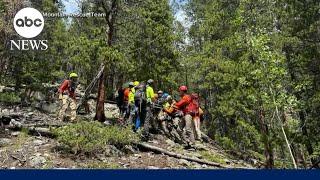 Hiker rescued after being left behind on a mountain by co-workers