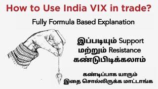 How to Use an India VIX in Trading | Tamil | Formula Based Explanation | Implied Volatility in Tamil