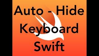 How to auto-hide the keyboard for a search bar - Swift in less than 10 minutes