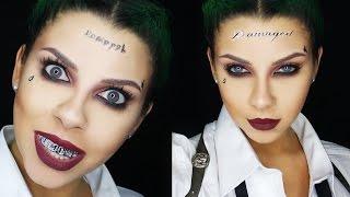 Suicide Squad Joker Halloween Makeup tutorial | Tina Kosnik