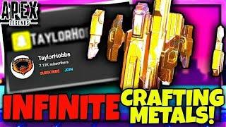 Taylor Hobbs EXPLAINS How To Get INFINITE CRAFTING METALS (GLITCH) in Apex Legends Season 8!