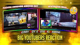 Big Youtubers React On My Montage  Jerry Boy, Zeher Awais, RxQ ThuGYT, Zoom Gaming, Siddha Gaming