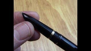 Wing Sung Black 618 Fountain Pen Review - piston fill