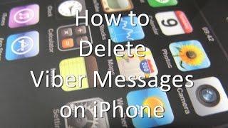 How to Delete Viber Messages on iPhone and iPad