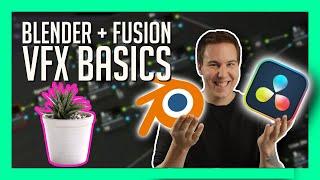 Add 3D Objects Into Video - Blender and Fusion VFX Basics