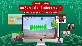 Chú Khỉ Thông Minh - Nguyễn Phạm Duy Anh - Lớp Lập trình với Scratch VS354