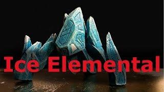 D&D Miniatures  - Ice Elemental / Golem (Custom Miniature Crafting Tutorial)