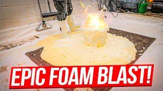 MUSHROOM Cloud FOAM EXPLOSION  !!! Satisfying Carpet Cleaning ASMR