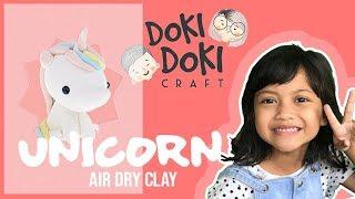 Doki Doki Craft Unicorn Animal Air Dry Clay Creation by Ceira Arradea