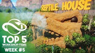 SNAKE SKULL REPTILE HOUSE! | Planet Zoo Top 5 Workshop Items - Week #5