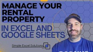 How to track multiple rental properties' income and expenses in one Google Sheet or excel.