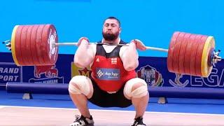 Lasha Talakhadze (GEO) – 484kg 1st Place – 2019 World Weightlifting Championships – Men's +109 kg