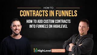 How To Link Highlevel Contracts On A Funnel