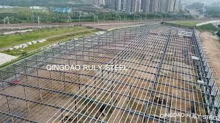 Logistics Warehouse PEB Steel Buildings / Pre Engineered Building Structure