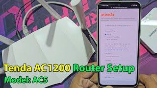 Tenda ac1200 smart dual band wifi router setup