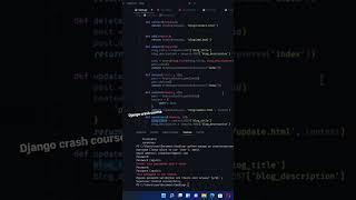Django crash course for beginners