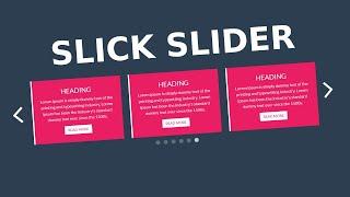 How to Use Slick Slider For Your Website | JQuery Slick Slider Tutorial