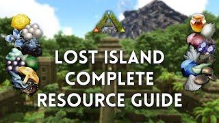 Lost Island Complete Resource Guide - Ark Survival Evolved.