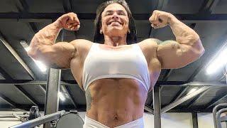 Ms Olympia 2022 Barbara Moojen Female Bodybuilding Trainer Workout Motivation Biceps Hulk Beautiful