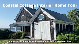 A cozy Maine cottage home tour and Harpswell Maine vacation tour