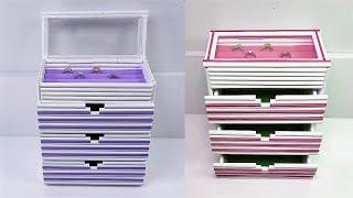 MAKE a JEWELLERY ORGANİZER BOX with WASTE PAPER