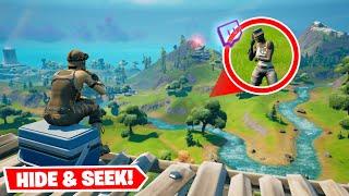 I Cheated in Fortnite HIDE & SEEK by SKYBASING!