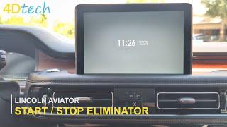Lincoln Aviator DISABLE Auto Start/Stop Feature - Turn OFF permanently! [2020-2024]