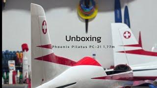 Phoenix Pilatus PC-21 177cm Unboxing  // D-Power // KST-Servos // Lars Berger // Tim Kossmann //