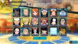 One Piece: Unlimited World Red All Characters [PS3]