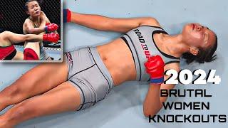 THE GREATEST FEMALE KNOCKOUTS COMPILATION OF YEAR 2024!!