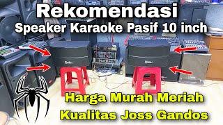 Speaker Karaoke Buat Rumahan / indor Bagus & Harga Terjangkau - Speaker Black Spider SPX 450