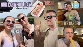 Epcot and Olive Garden! Walt Disney World Day 13! Buying our first Disney Lightning Lane... #orlando