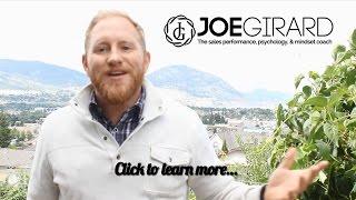 Joe Girard Sales Training Consulting Coach Intro