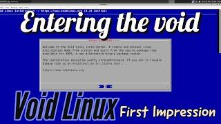 Void Linux - First Impression