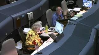 "Rocket Man" Greets Atlantis Astronauts