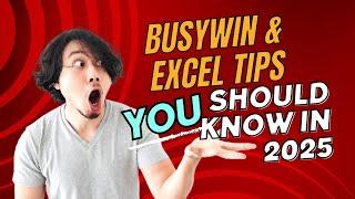 Unlock Your Productivity with BusyWin & Excel......( Appreciation & Beneficiaries)