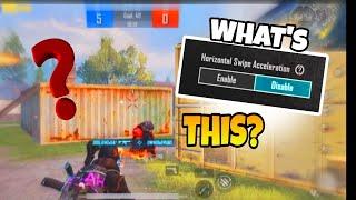 What is horizontal swipe acceleration? Should I keep it on or off - Tutorial Video  | PUBG Mobile