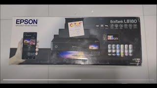 Epson EcoTank L8180 Multifunction A3+ InkTank Photo Printer  #printer  #epson